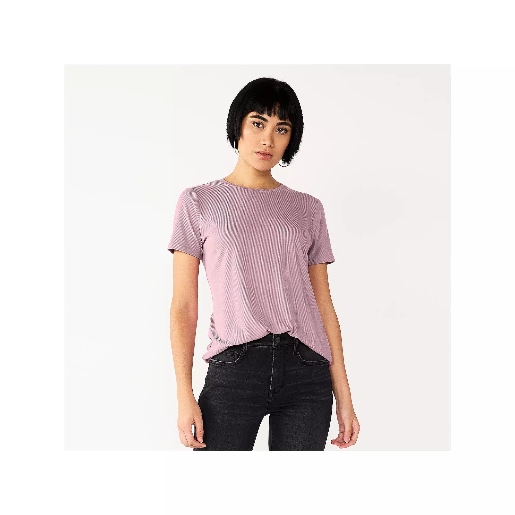 Women's Nine West Essential Crewneck Tee,  Product Image