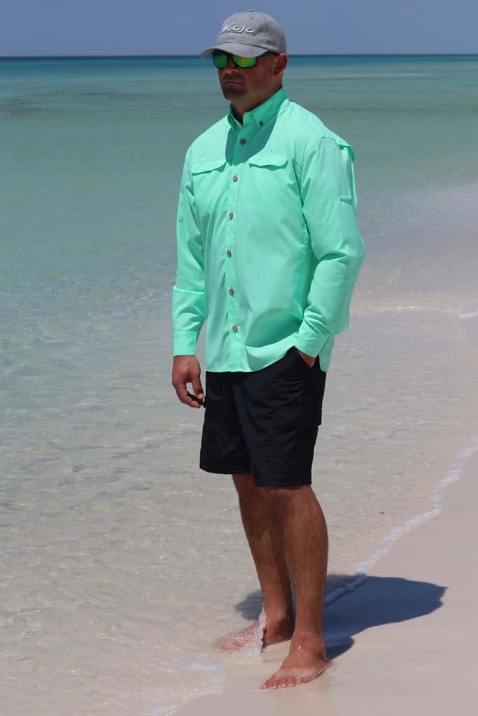 Mojo Sportswear Company Mr. Big Men's Long Sleeve Fishing Button-Up Product Image