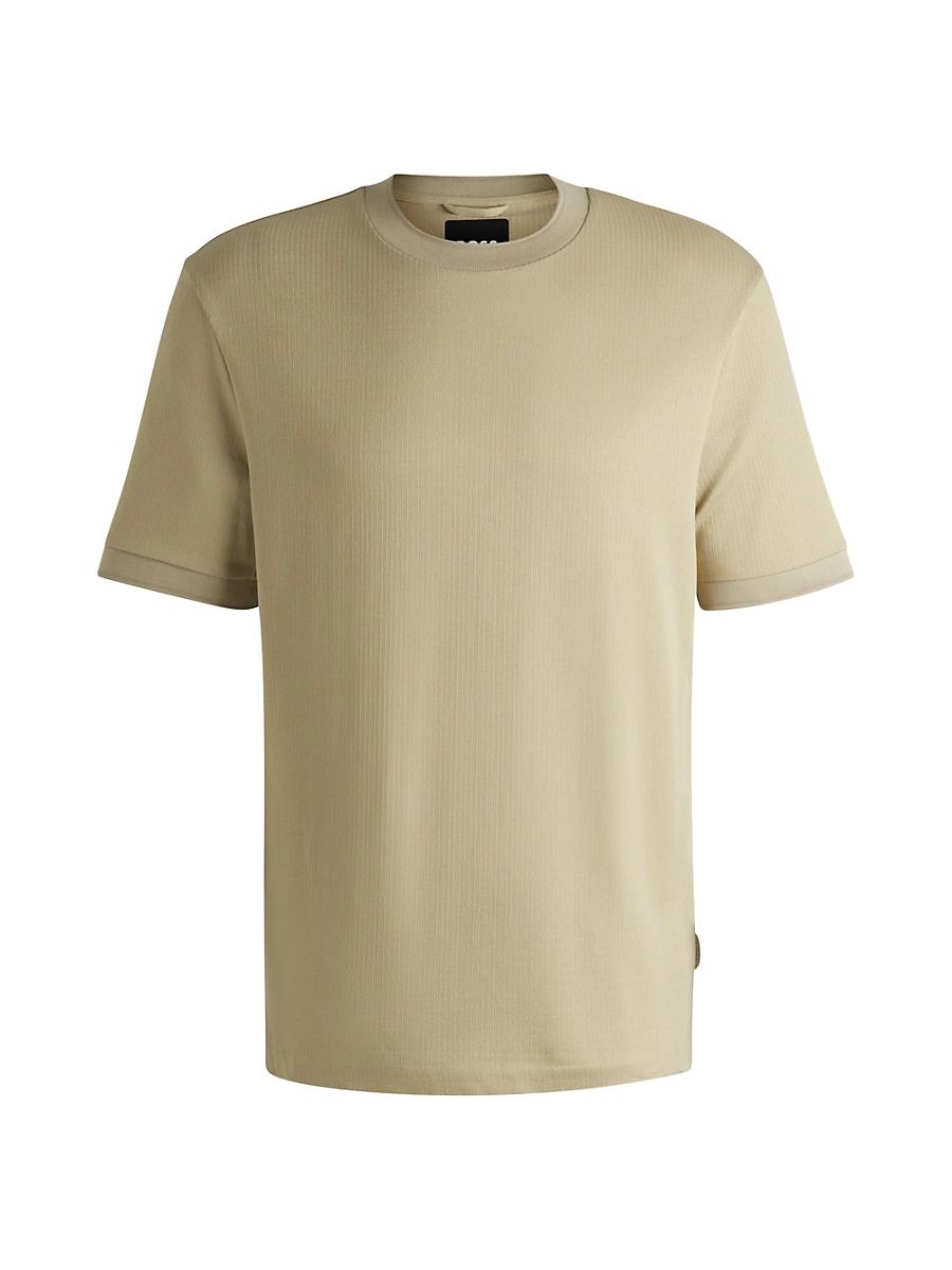 Mens Regular-Fit T-Shirt in Seersucker Fabric Product Image