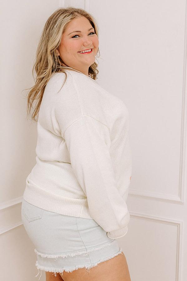 Feelin' Spritzy Knit Sweater Curves Product Image