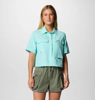 Columbia Women's PFG Open Water Short Sleeve Shirt- Product Image
