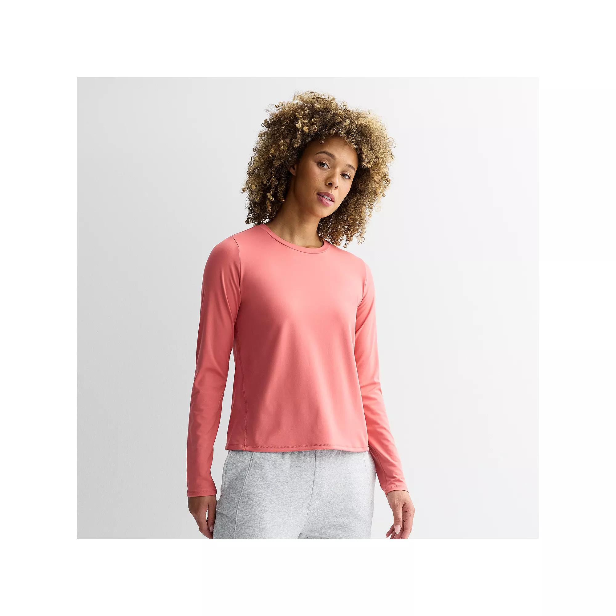Women's Tek Gear® Essential Soft Long Sleeve Top,  Product Image