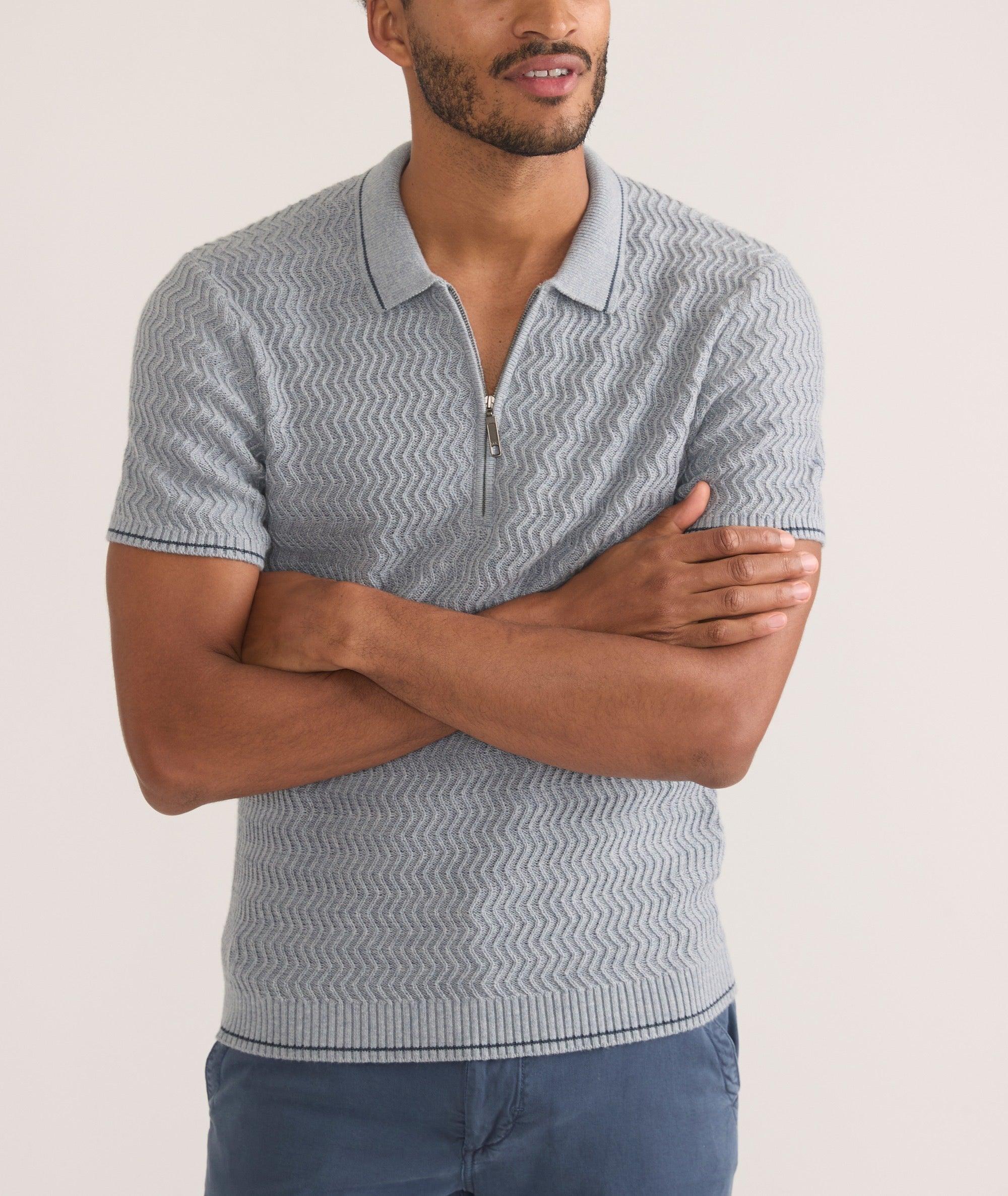 Bryce Zip Sweater Polo Product Image