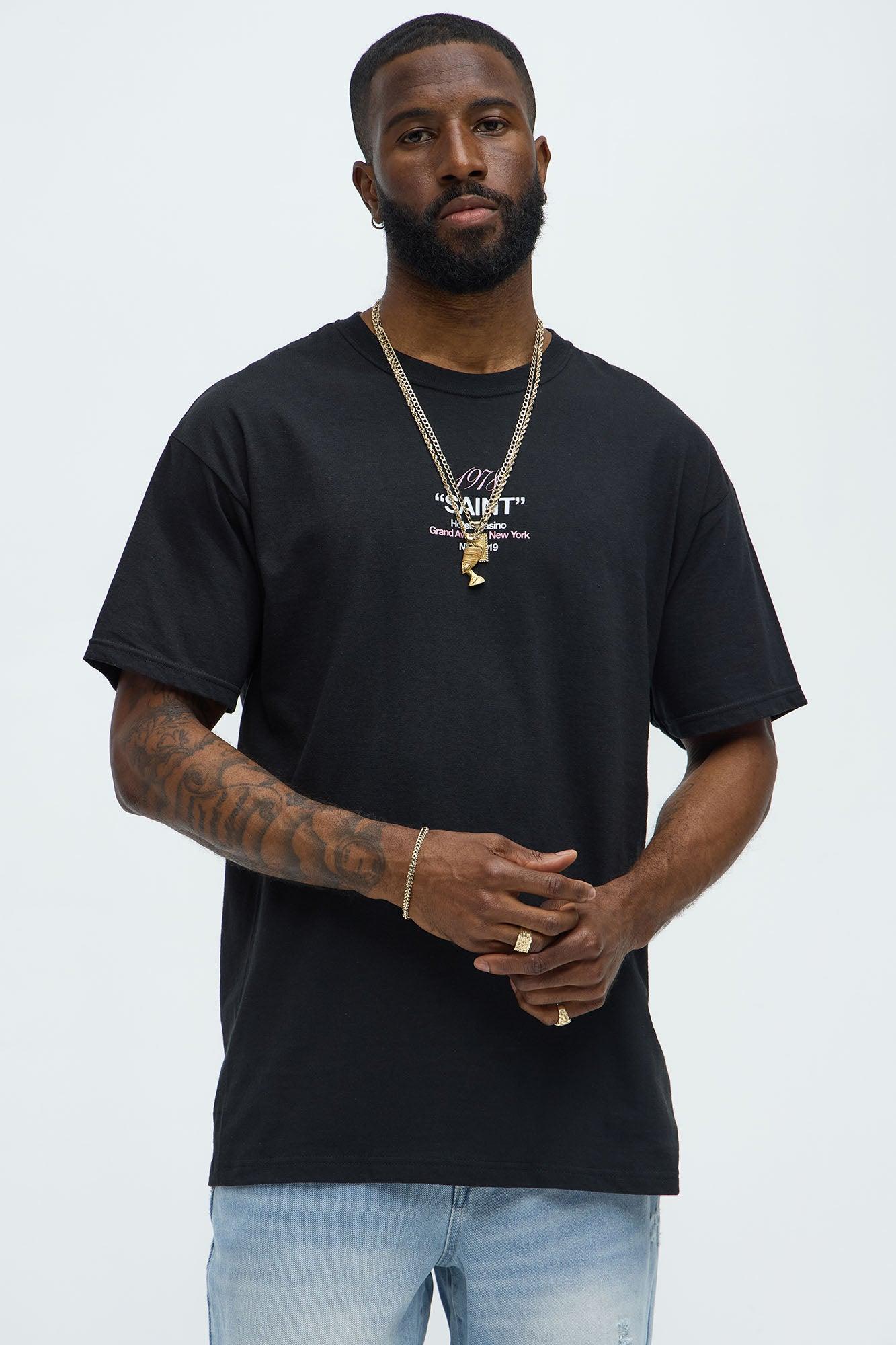 Saint NYC Short Sleeve Tee - Black Product Image