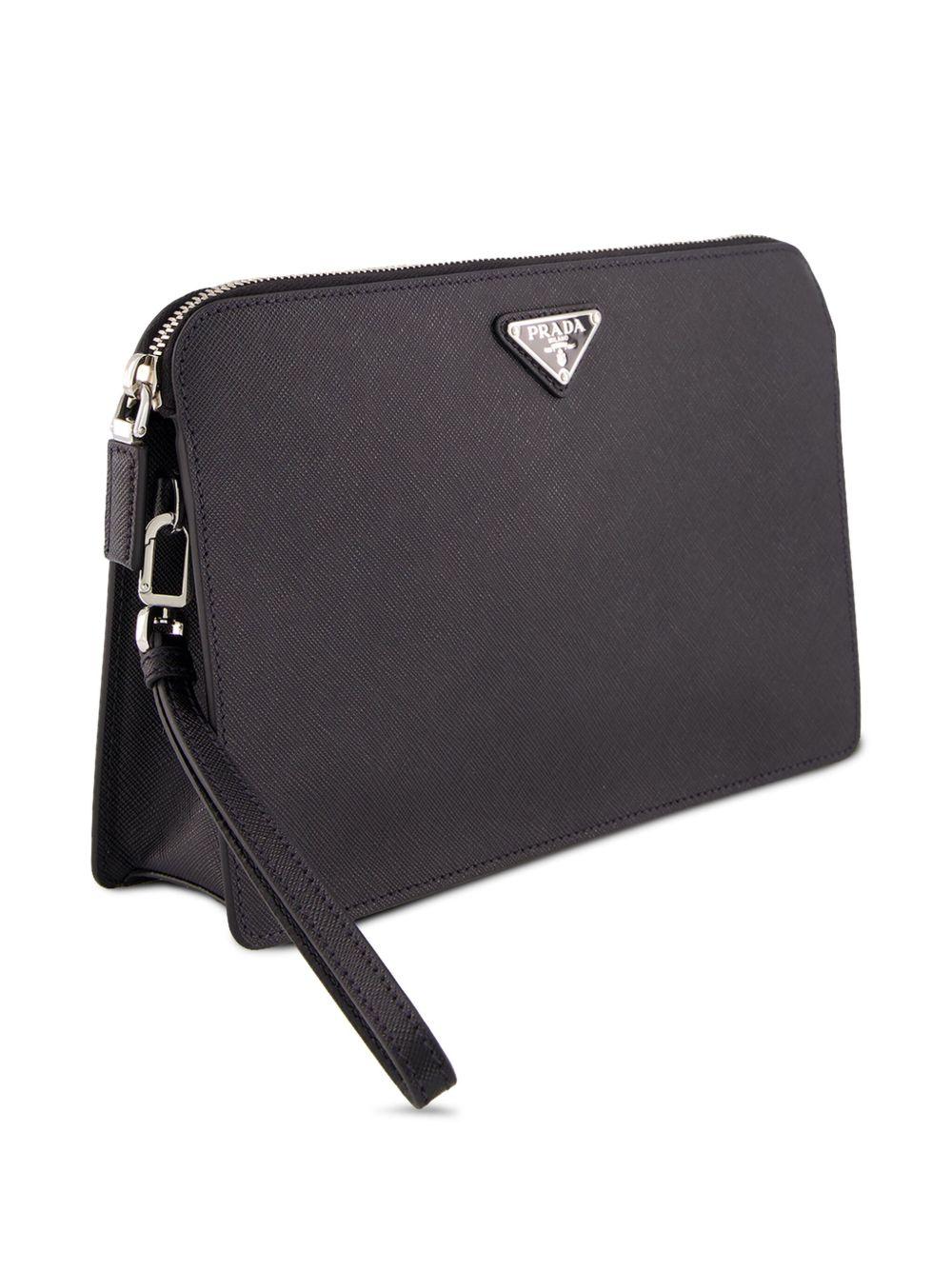saffiano-leather clutch bag Product Image