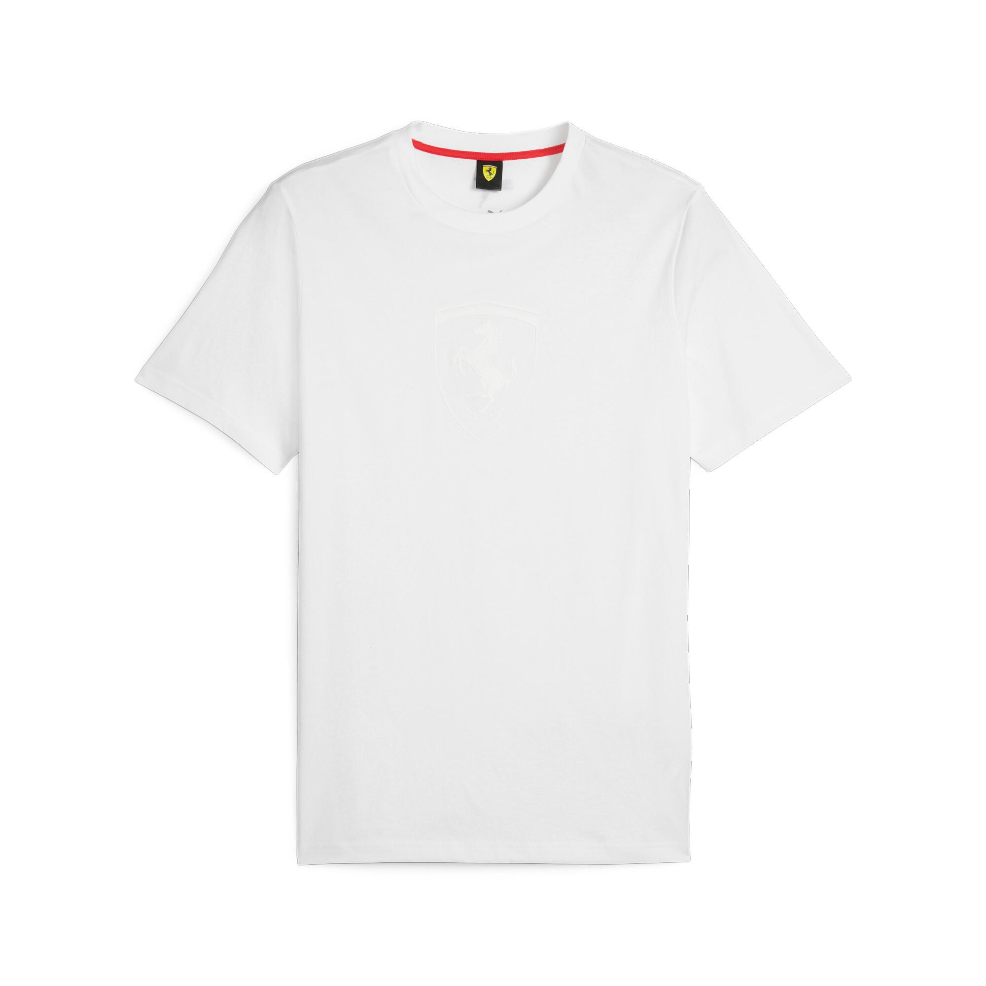 PUMA Scuderia Ferrari Race Big Shield Men's Motorsport Tonal T-Shirt Product Image