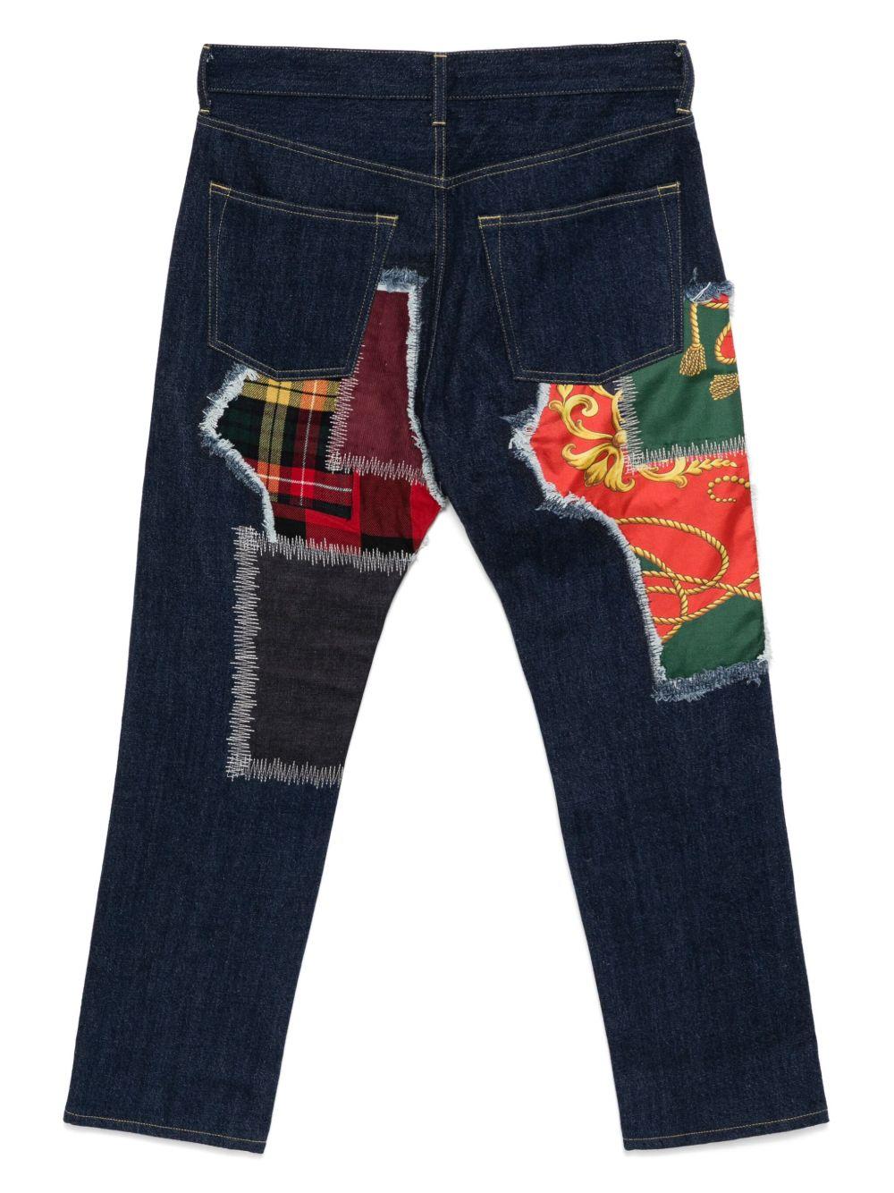 patchwork jeans Product Image
