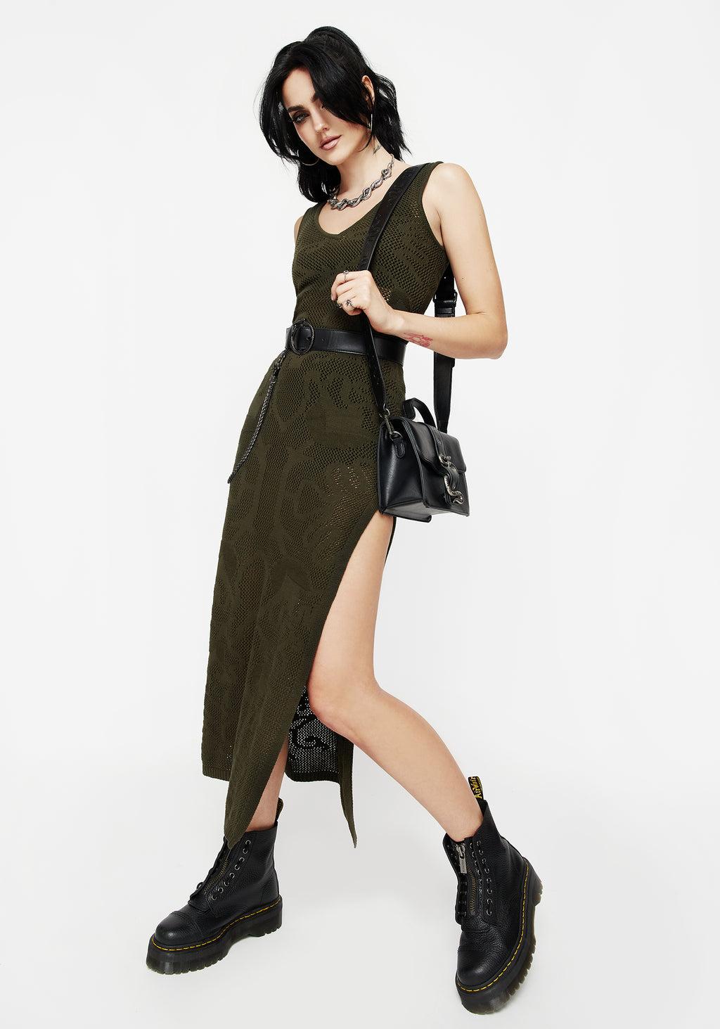 Tulip Jacquard Knit Cami Maxi Dress Product Image