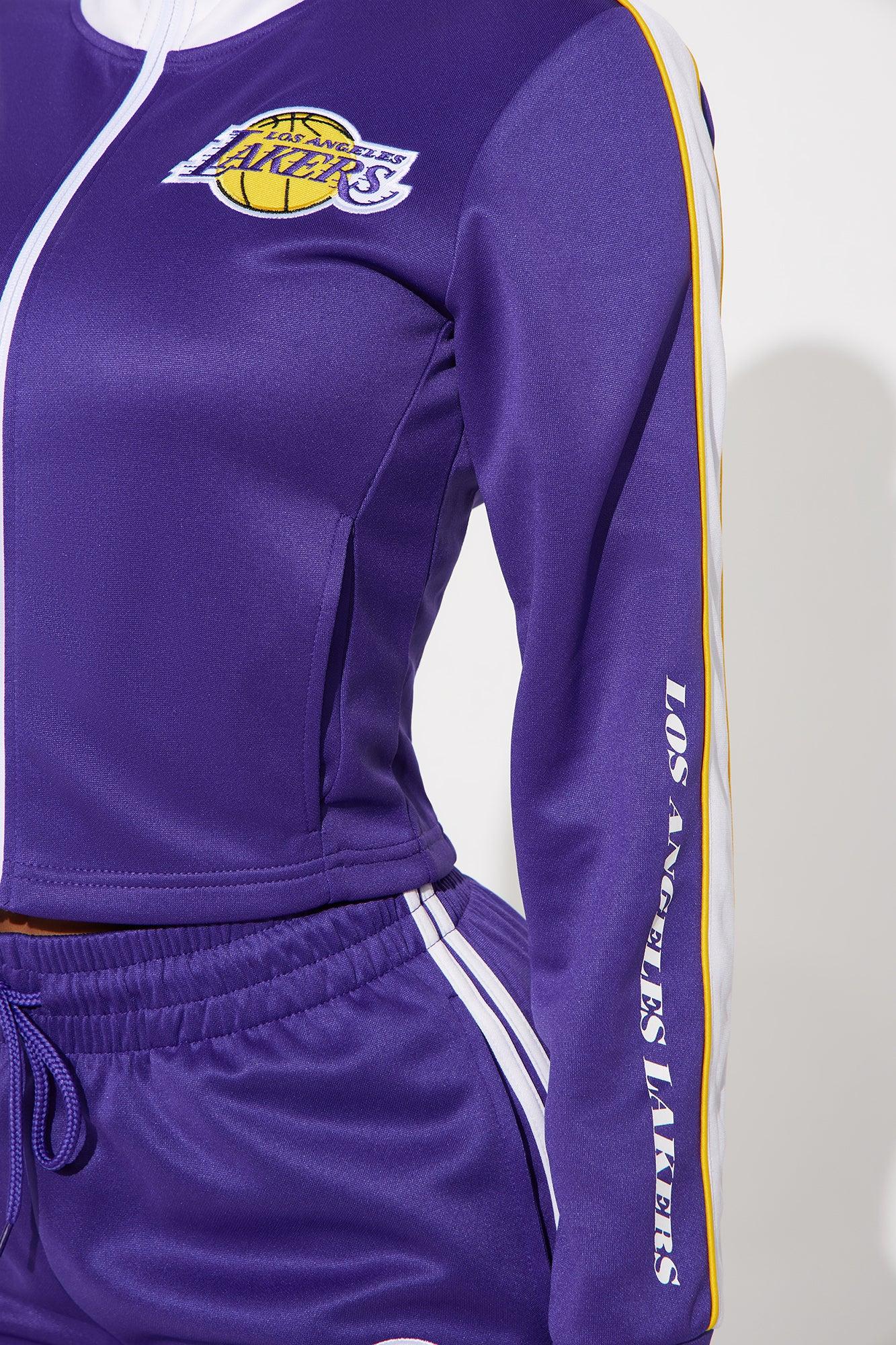Lakers Halftime Zip Up Jacket - Purple Product Image