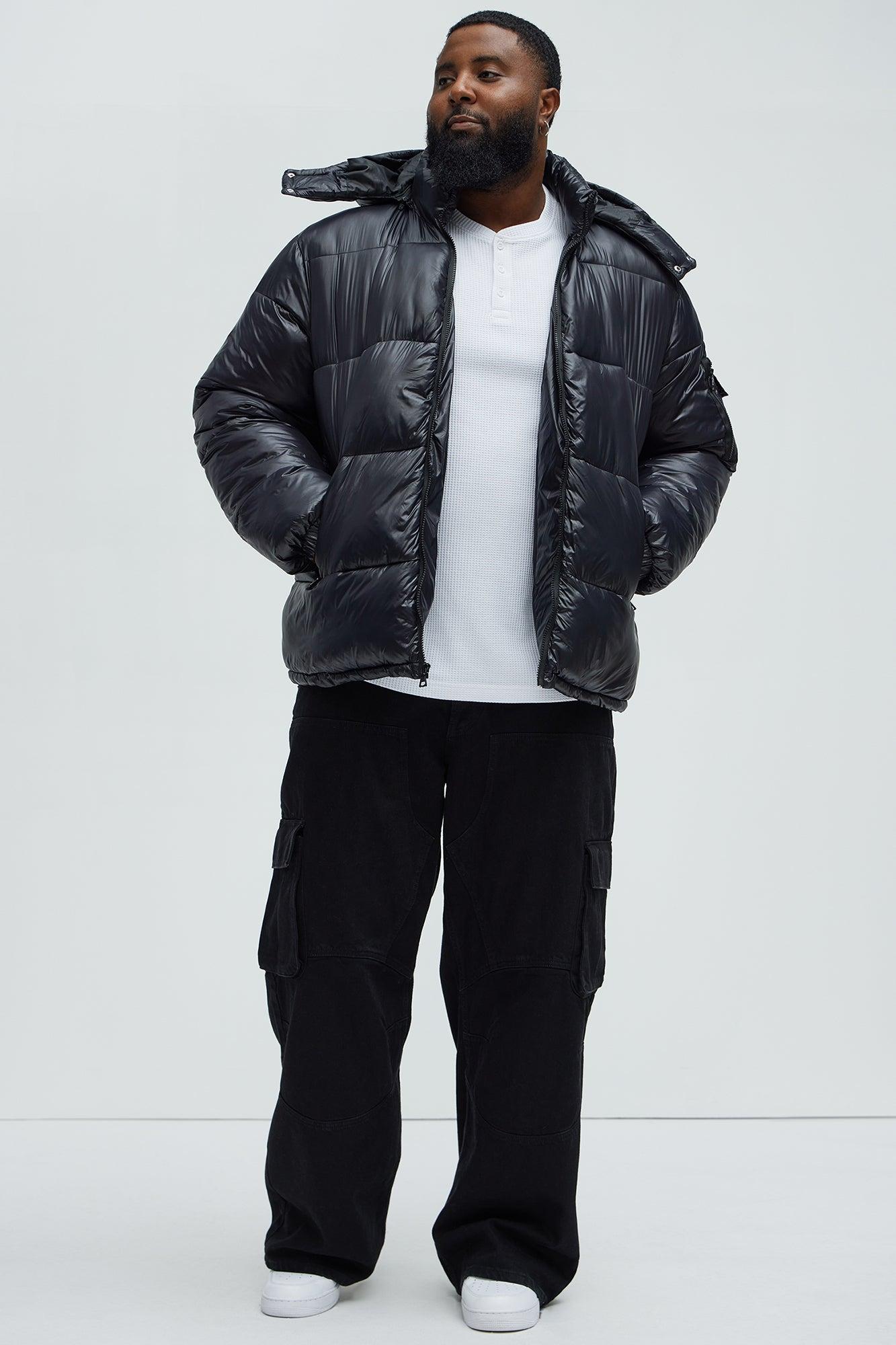 Nixer Puffer Jacket - Black Male Product Image