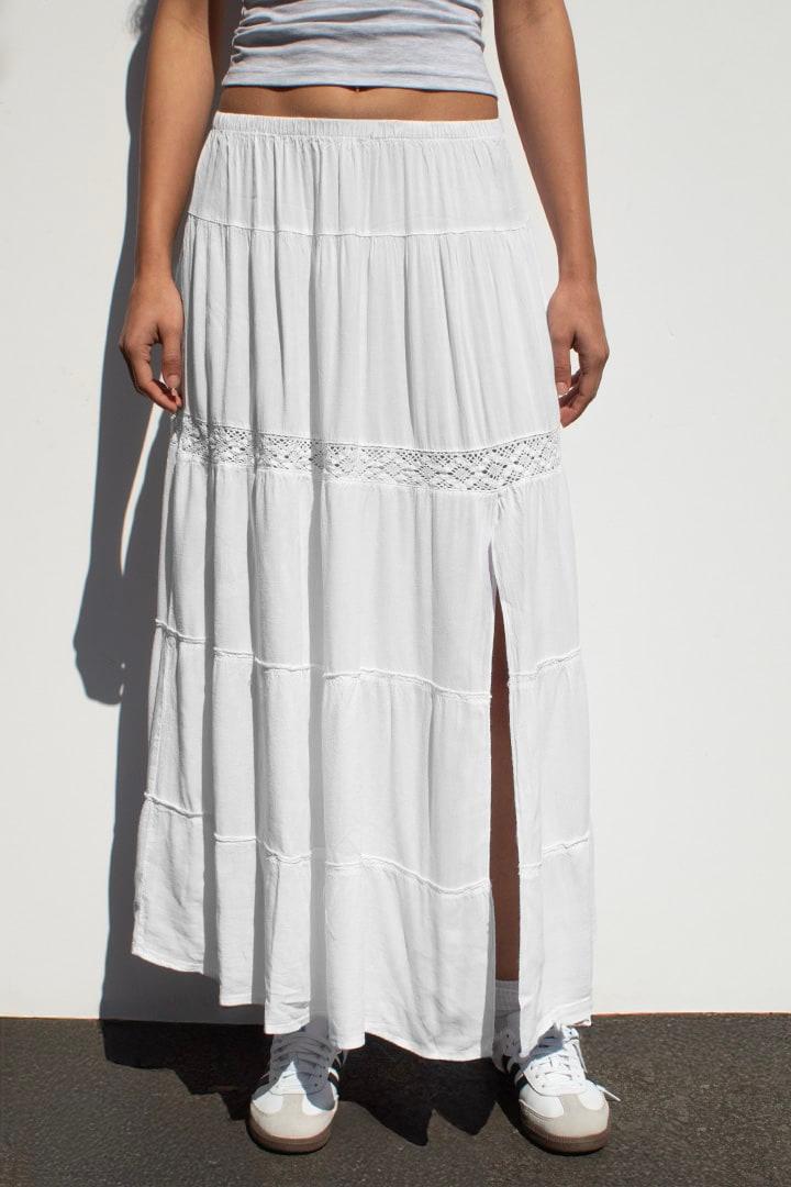 Long skirt with split Product Image