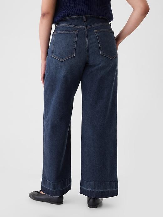 High Rise Stride Wide-Leg Jeans Product Image