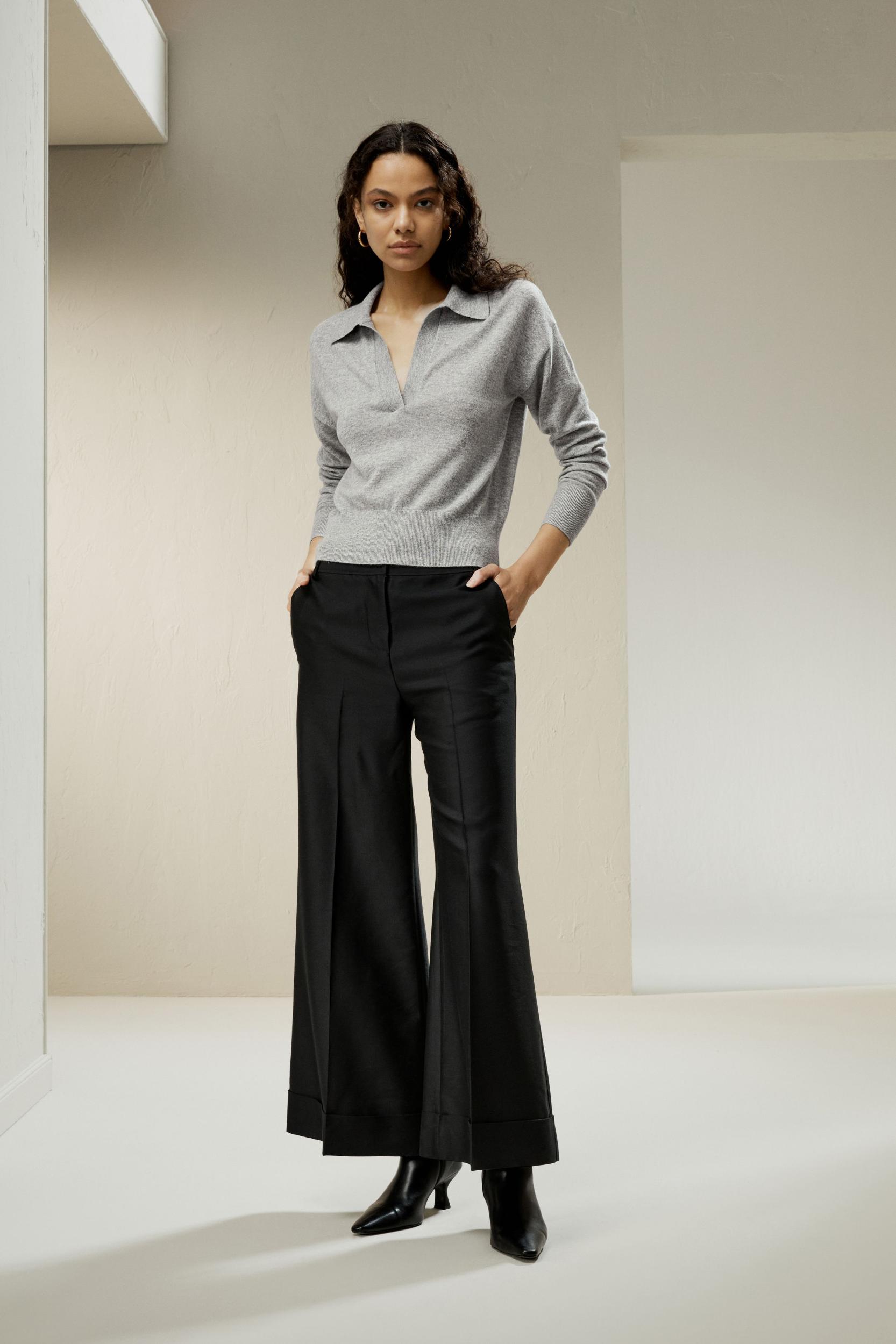 Cashmere Polo Shirt Product Image