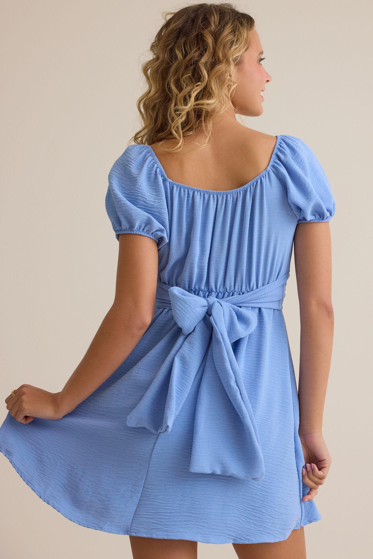 Delilah Crossover Mini Dress Product Image