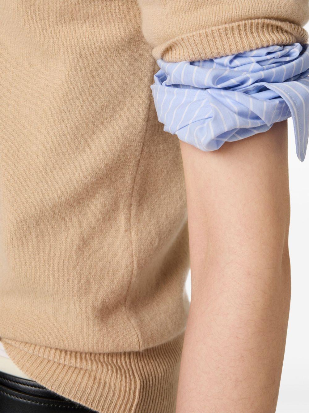 cashmere polo top  Product Image