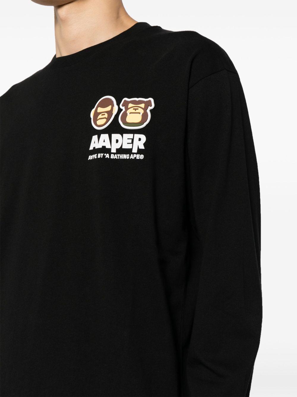 logo-patch long-sleeved T-shirt Product Image