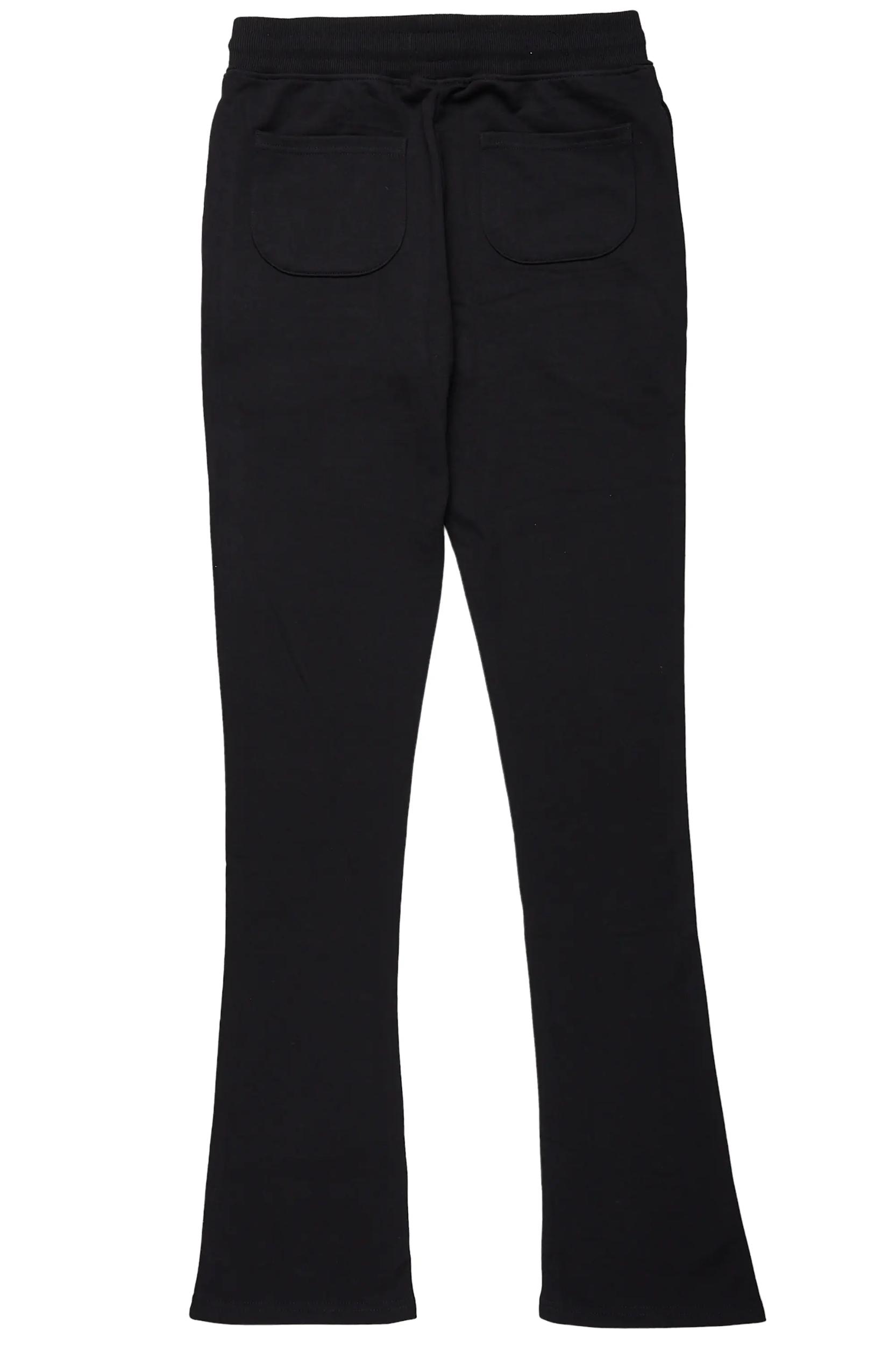 Alpine Black Stacked Flare Pant Male Product Image