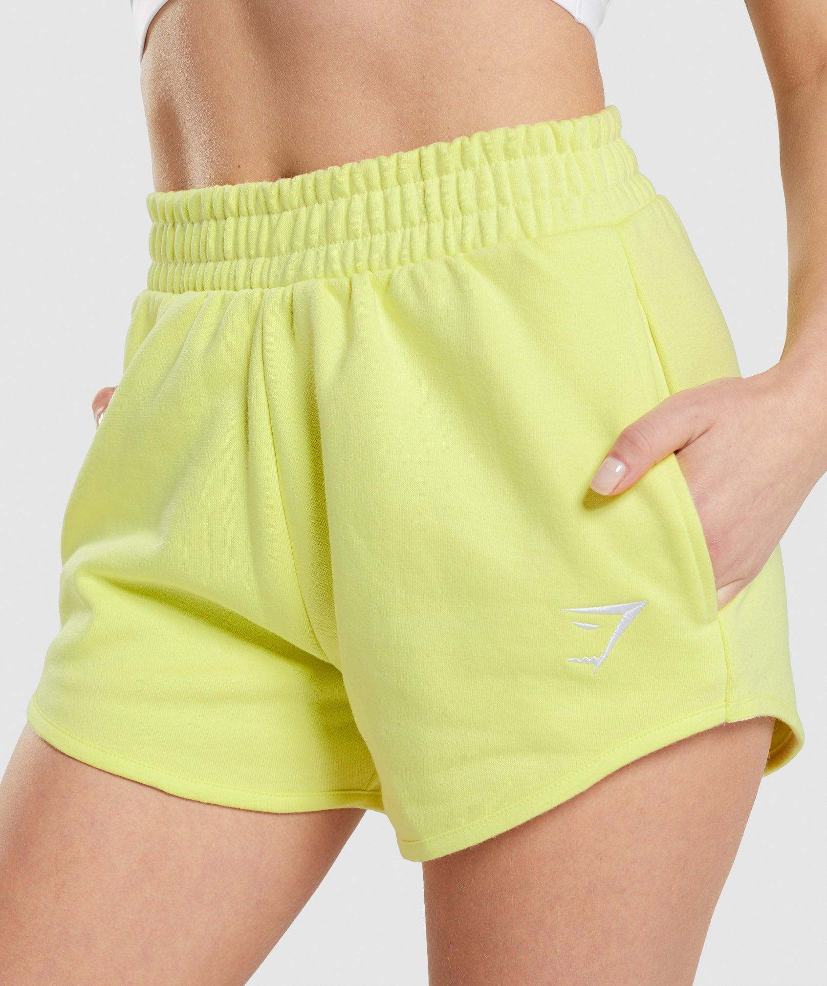 Gymshark Training Sweat Shorts - Firefly Green Female Product Image