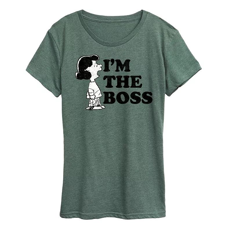 Women's Peanuts Lucy I'm The Boss Graphic Tee,  Product Image