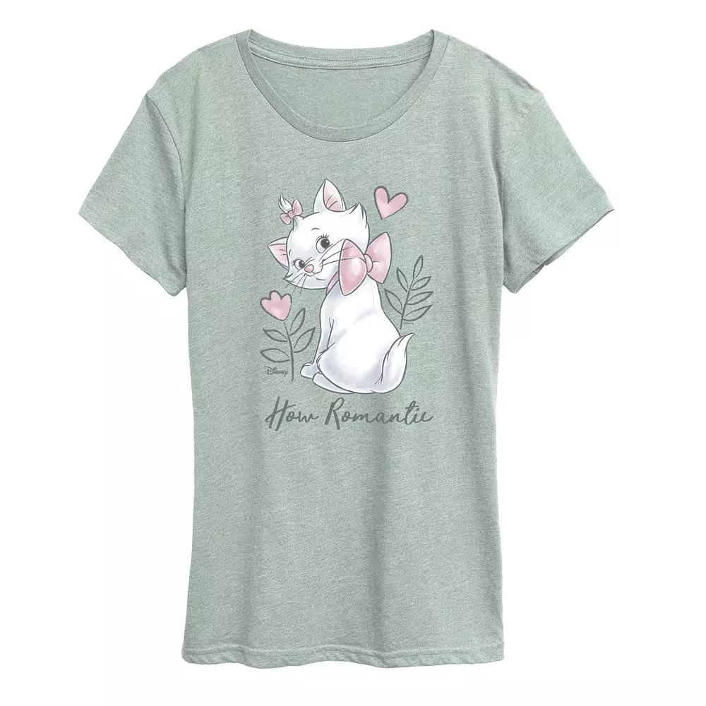 Disney's The Aristocats Women's Romantic Graphic Tee, Girl's,  Product Image