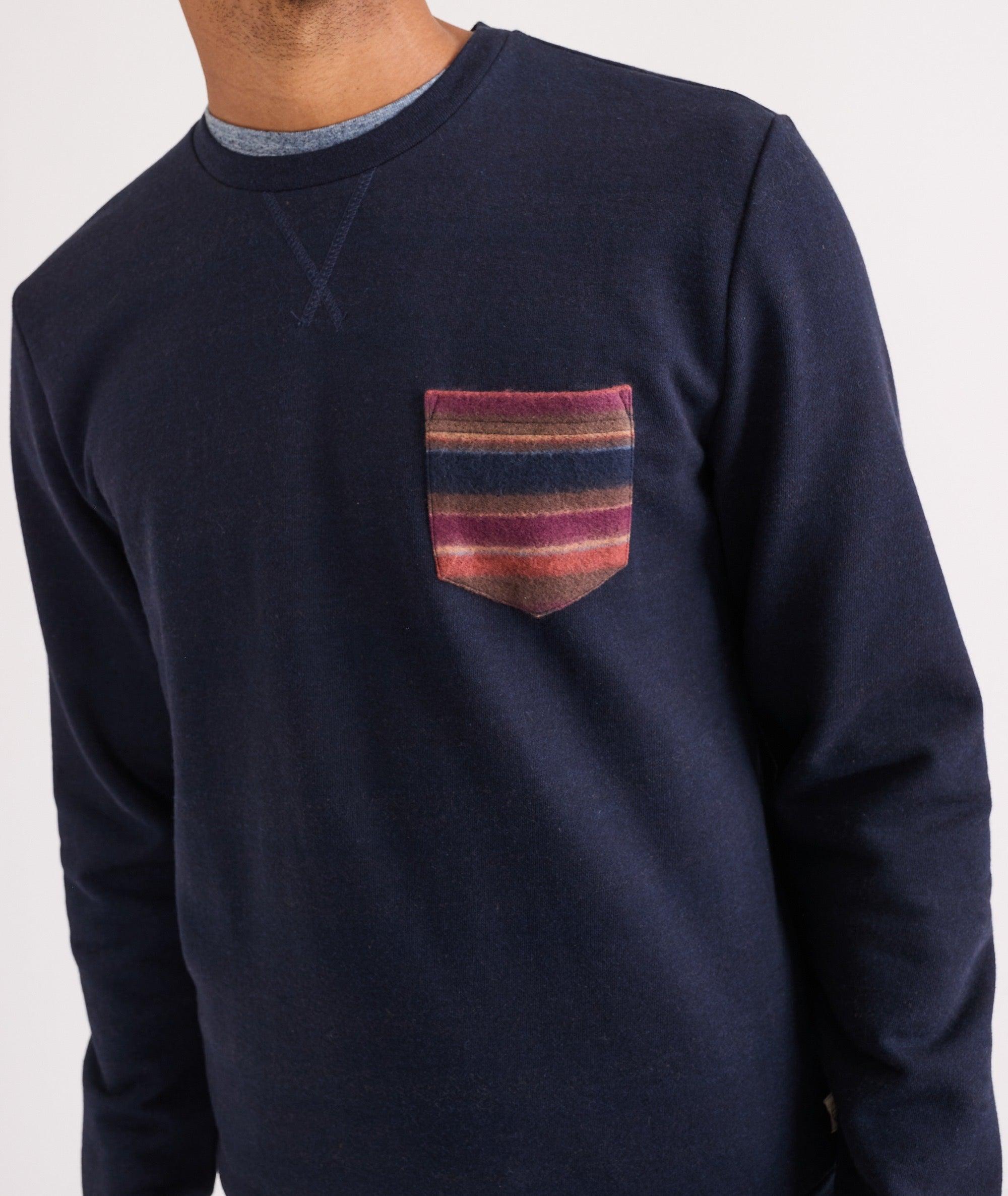 Signature Fleece Pocket Crewneck Product Image