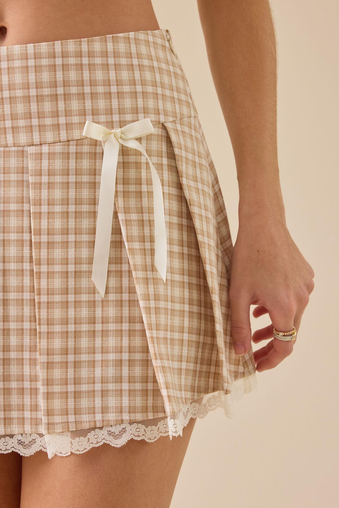 Carrie Pleated Mini Skort Product Image