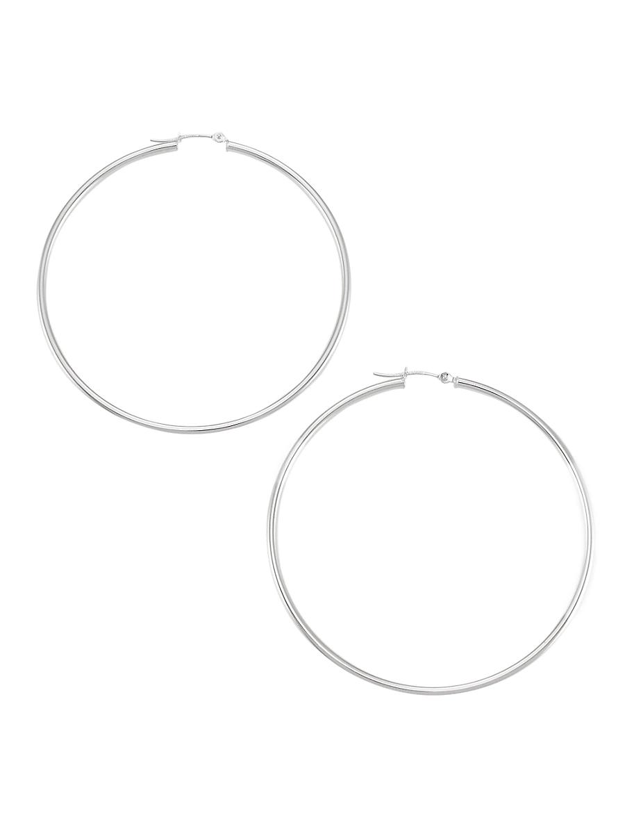 Womens 14K Gold Hoop Earrings Product Image