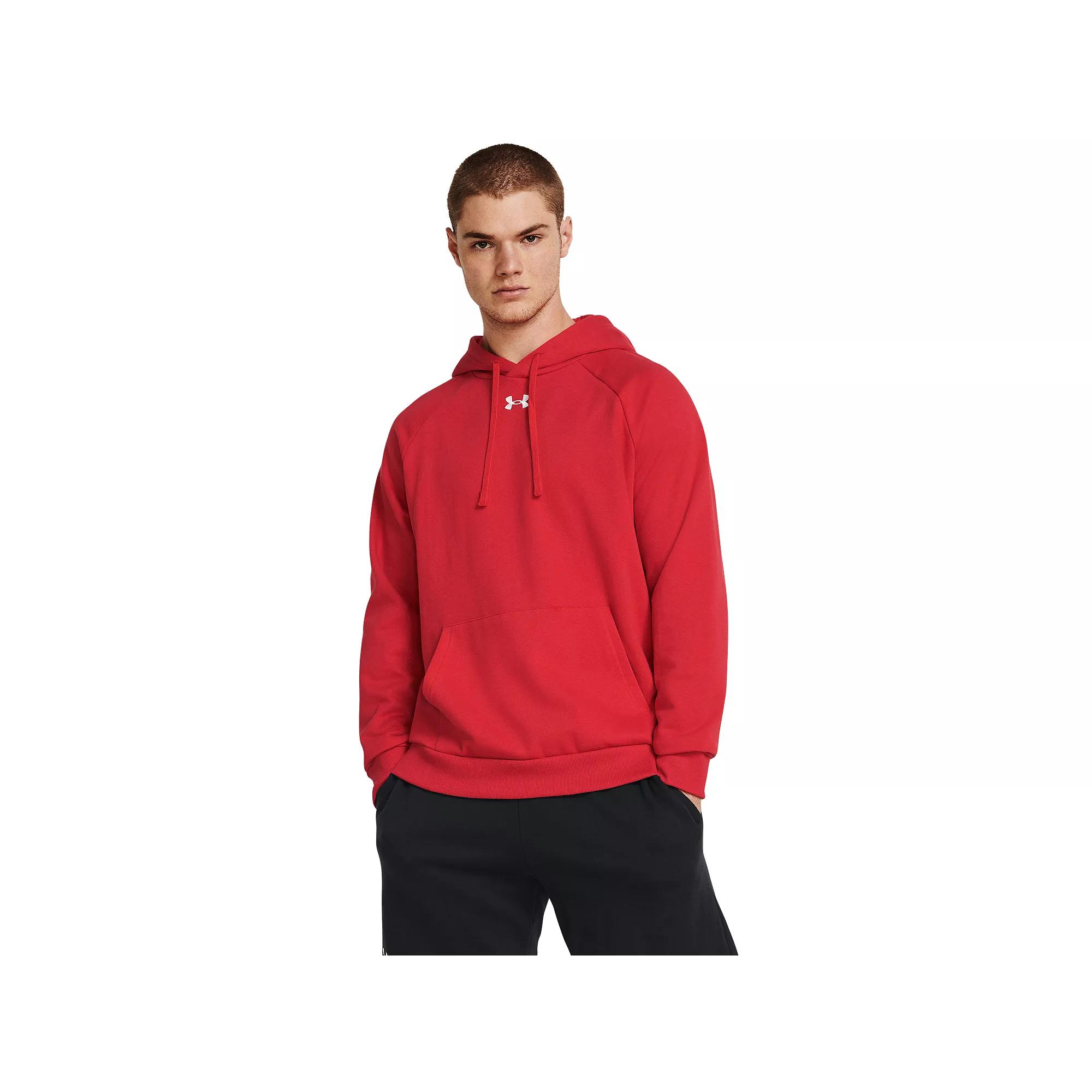 Men's Under Armour Solid Rival Fleece Hoodie,  Product Image