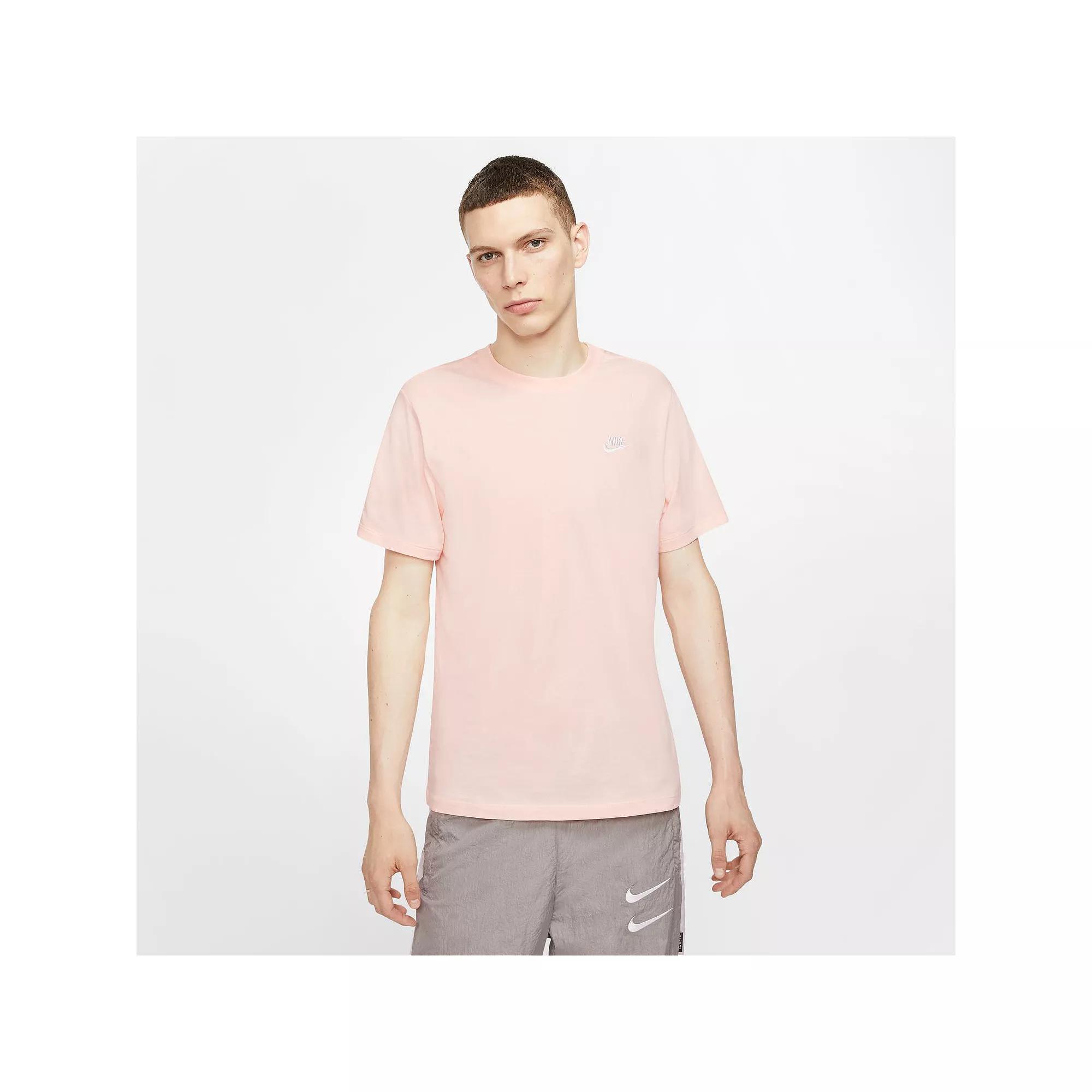 Mens Nike Sportswear Club Tee Washed Pink Product Image