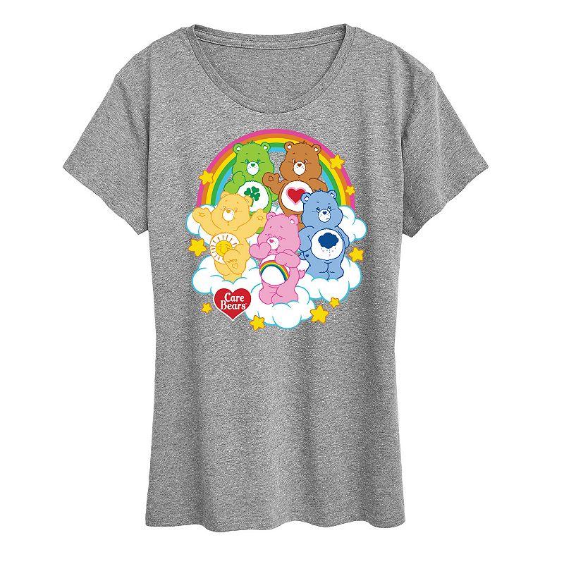 Women's Care Bears Group On Clouds Graphic Tee, Girl's,  Product Image