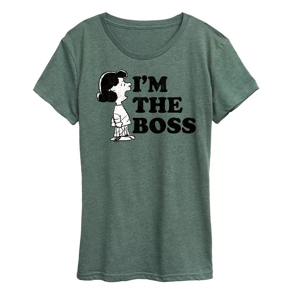 Women's Peanuts Lucy I'm The Boss Graphic Tee,  Product Image
