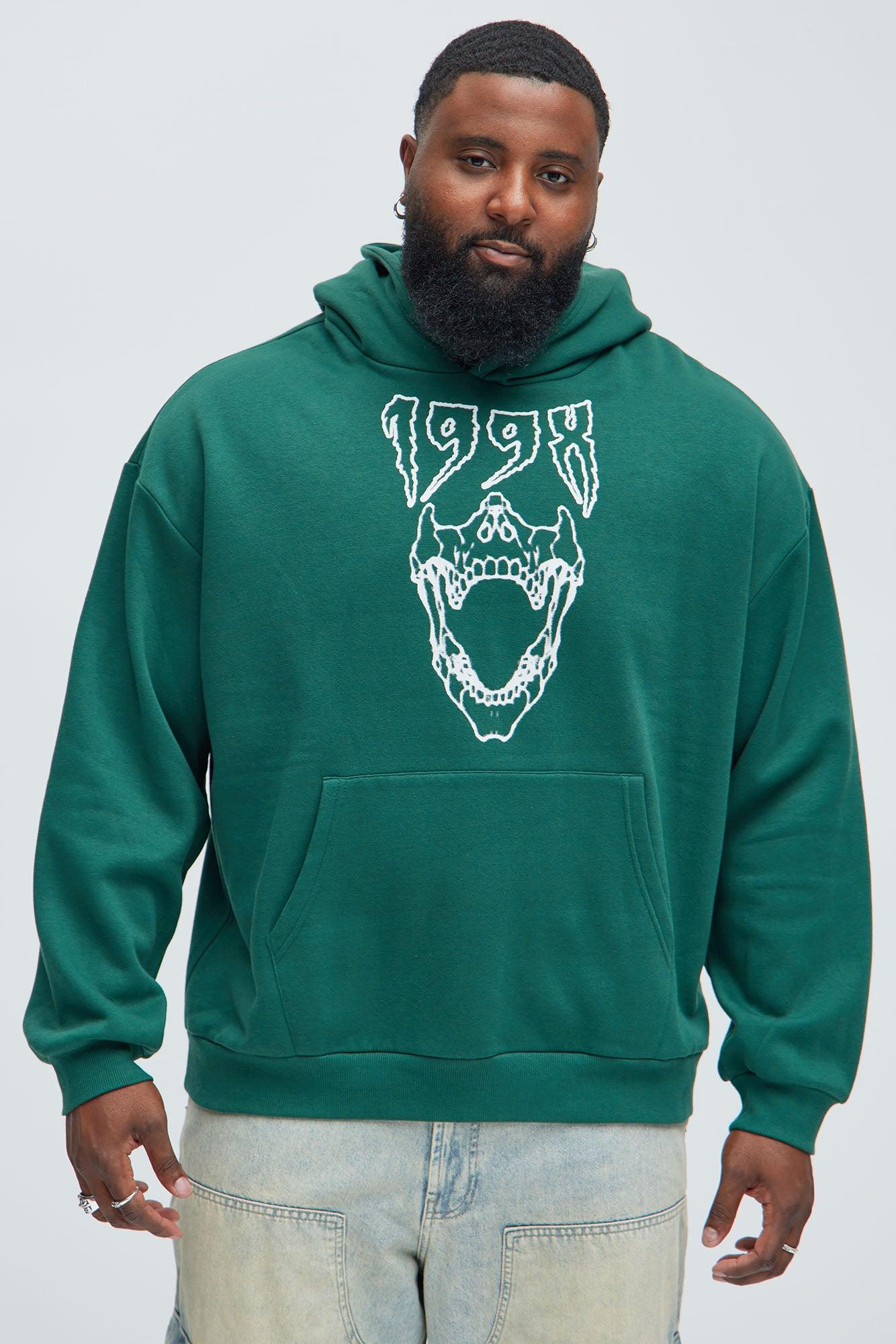 199X Skull Hoodie - Hunter Product Image
