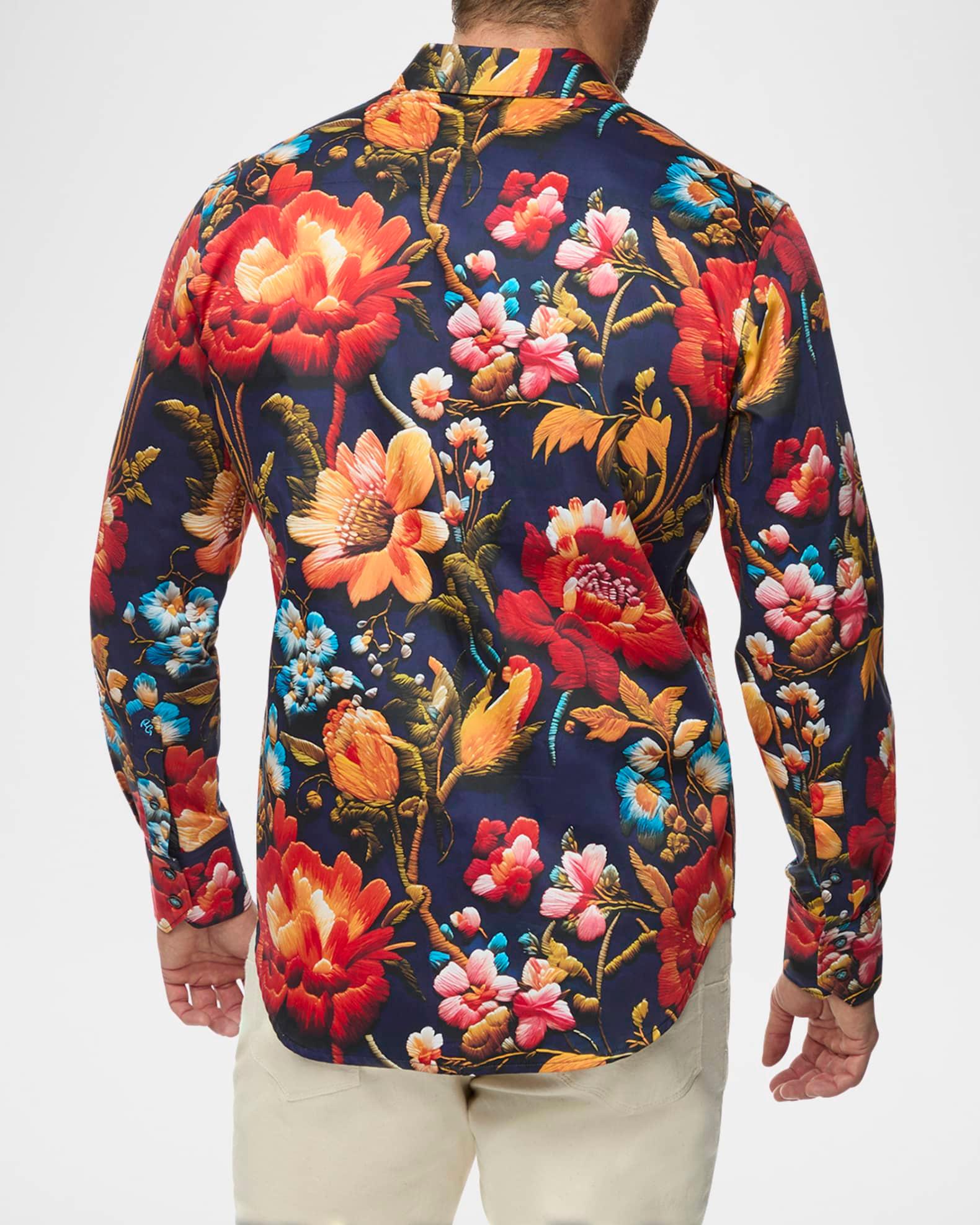 Men's Manchester Floral Sport Shirt Product Image