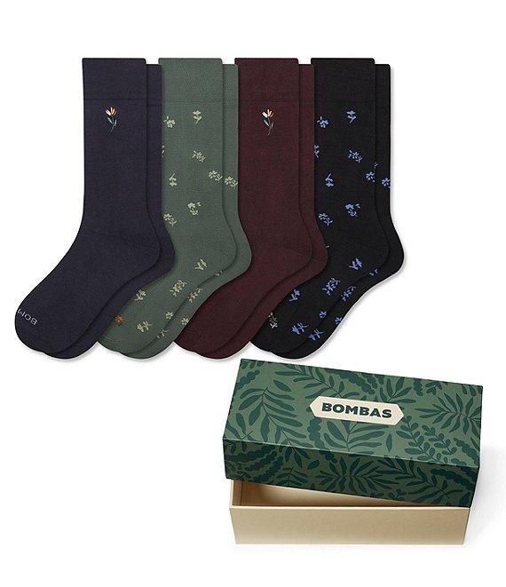 Bombas Calf Dress Socks 4-Pack Gift Box Product Image