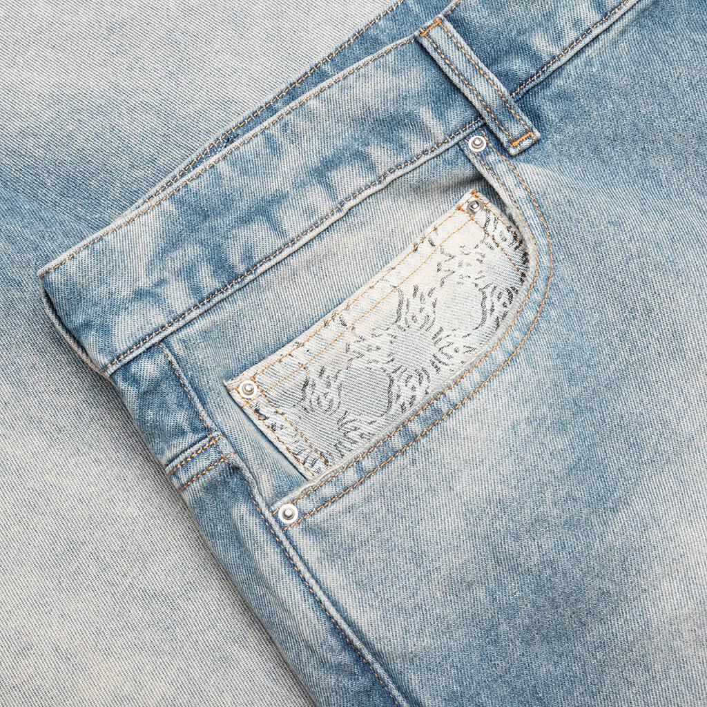 MA Quad Cuff Straight Jean - Antique Indigo Male Product Image