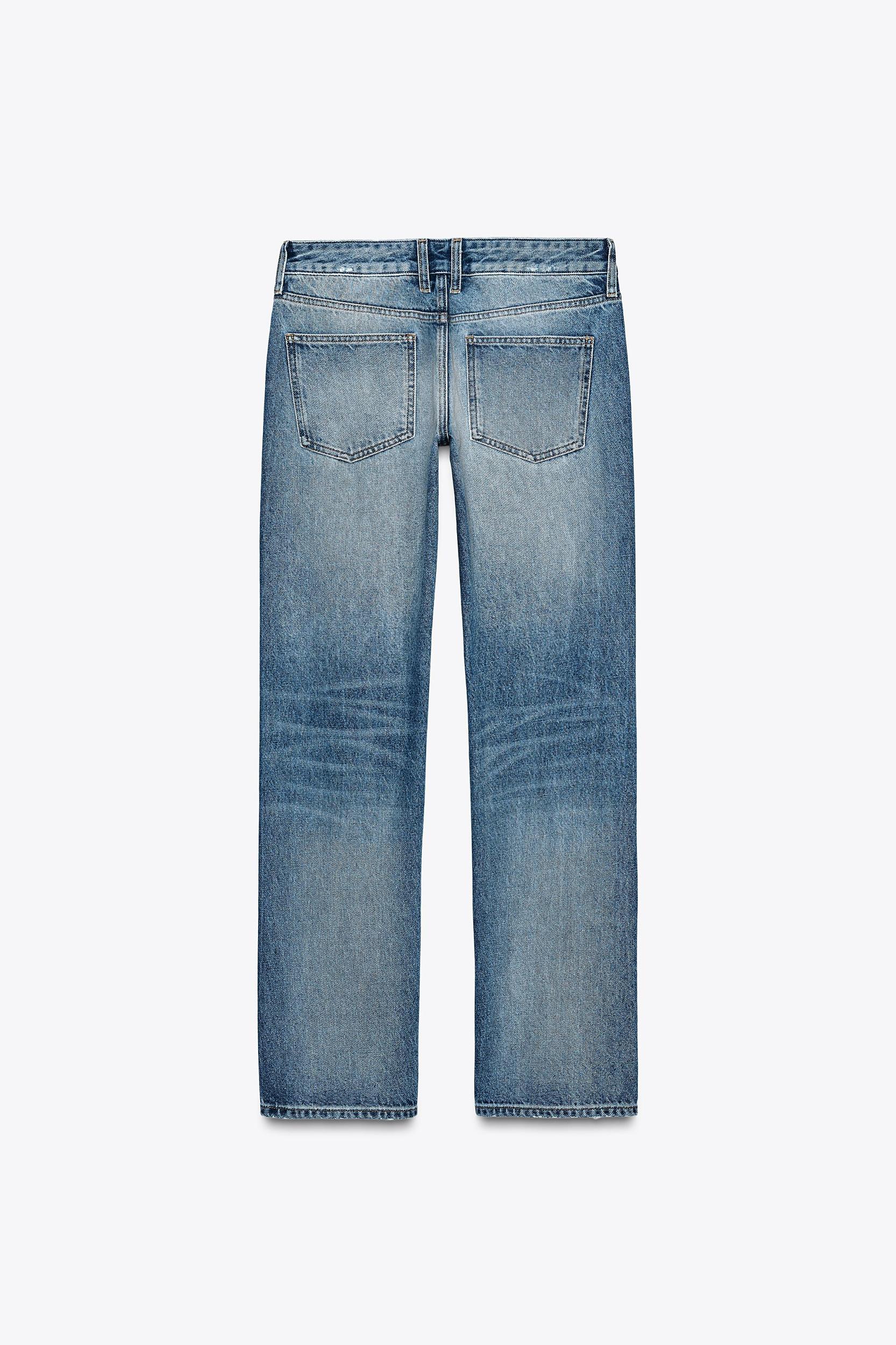 STRAIGHT CUT MID RISE JEANS ZW COLLECTION Product Image