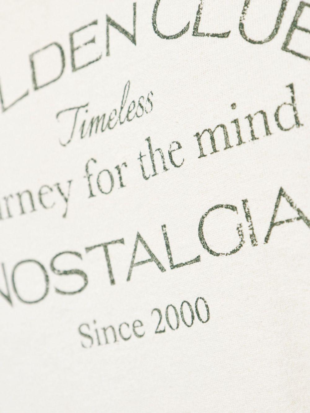 slogan-print T-shirt Product Image