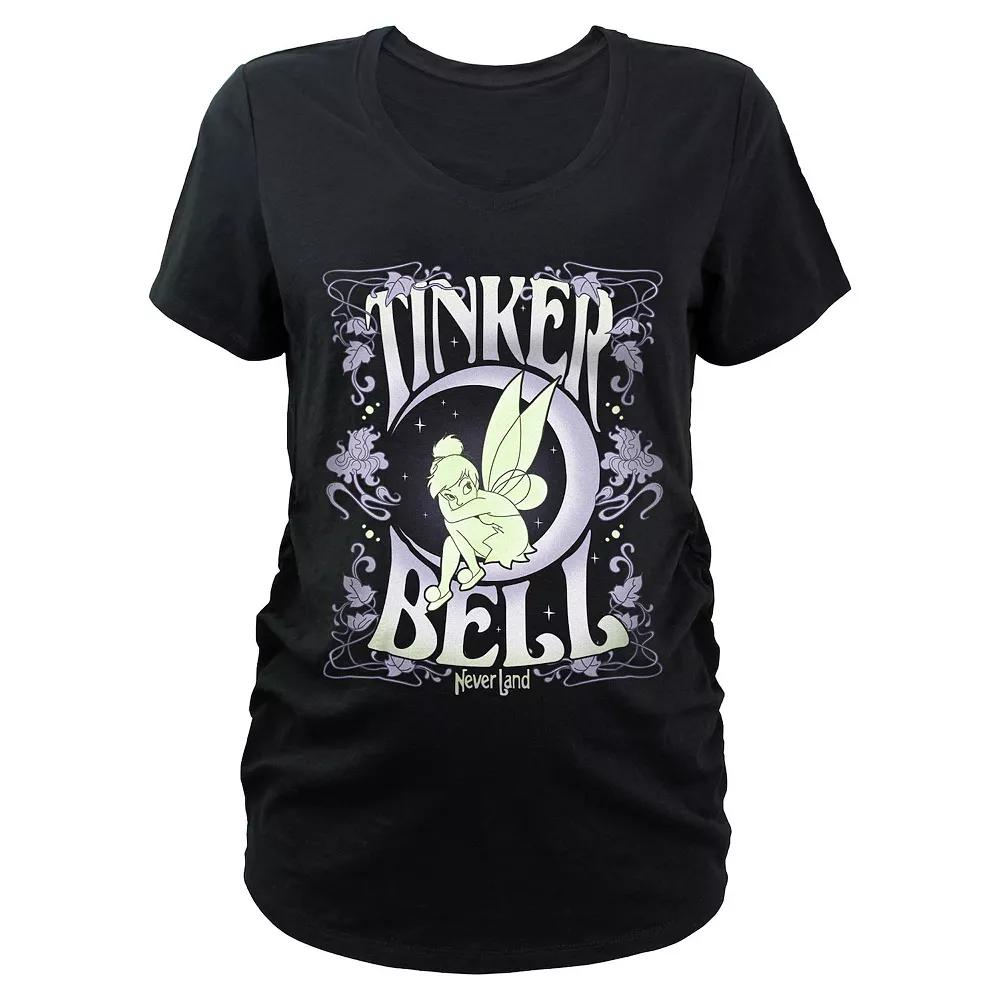 Disney's Tinker Bell Never Land Noveau Poster Graphic Tee, Women's,  Product Image