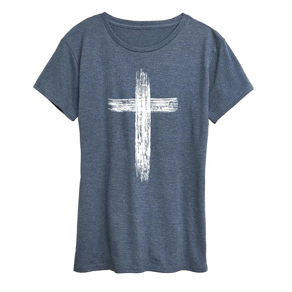 Women's Brush Cross Graphic Tee, Girl's,  Product Image