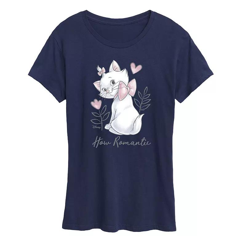 Disney's The Aristocats Women's Romantic Graphic Tee, Girl's, Size: Medium, White Product Image