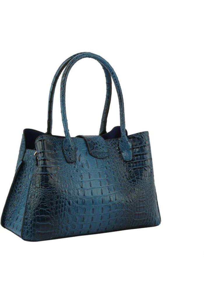 Satchel Purse Top Handle Croc Shoulder Bag Product Image