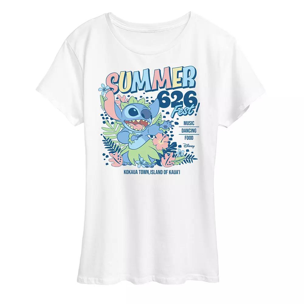 Disney's Lilo & Stitch Women's Summer 626 Fest Graphic Tee,  Product Image