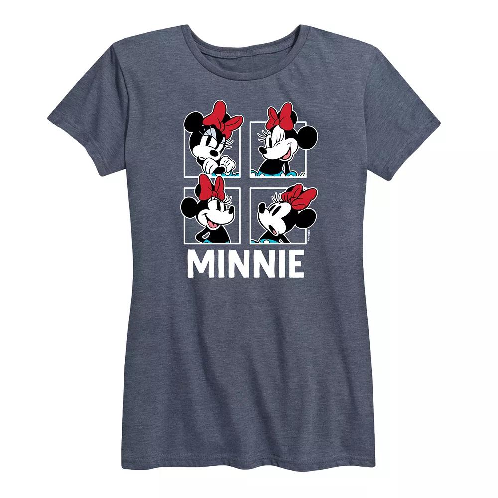 Disney's Minnie Mouse Women's Grid Graphic Tee,  Product Image