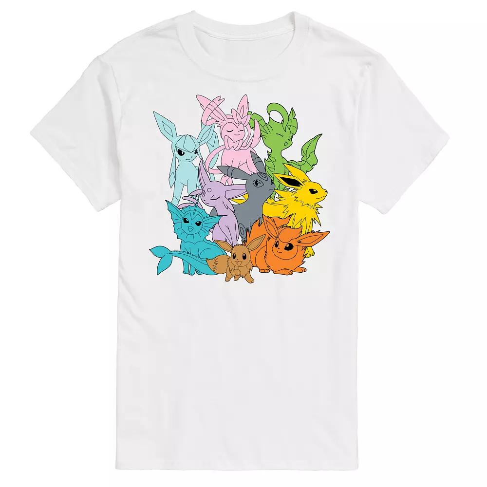 Big & Tall Pokemon Every Eeveelution Graphic Tee, Men's,  Product Image