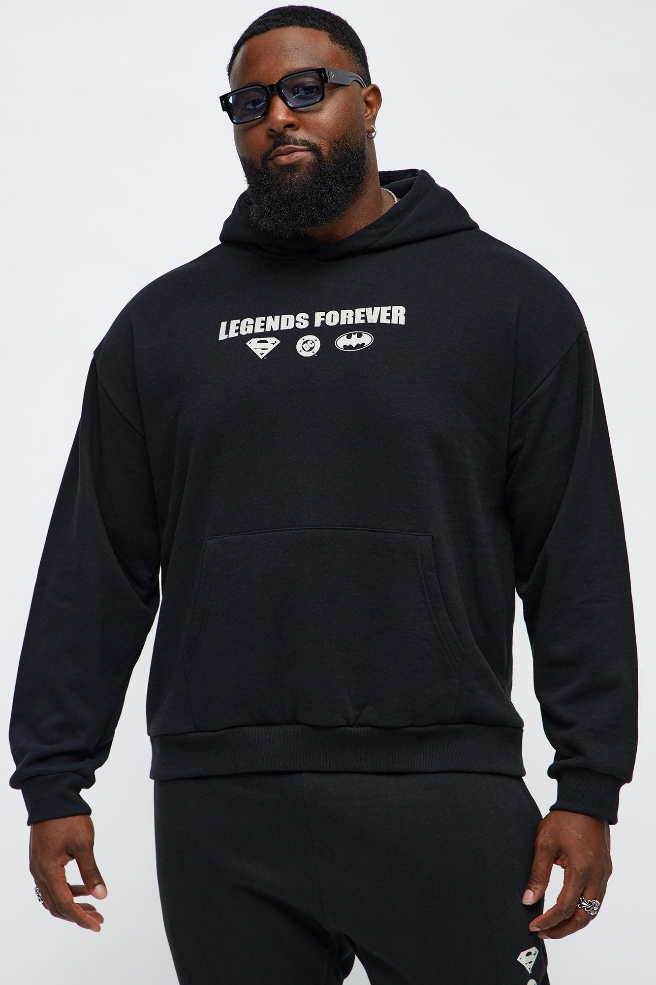 Batman Superman World's Finest Hoodie - Black Male Product Image