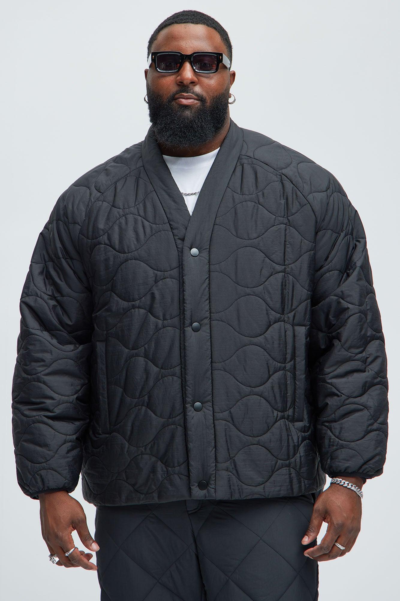 Good Luck Quilted Jacket - Black Product Image