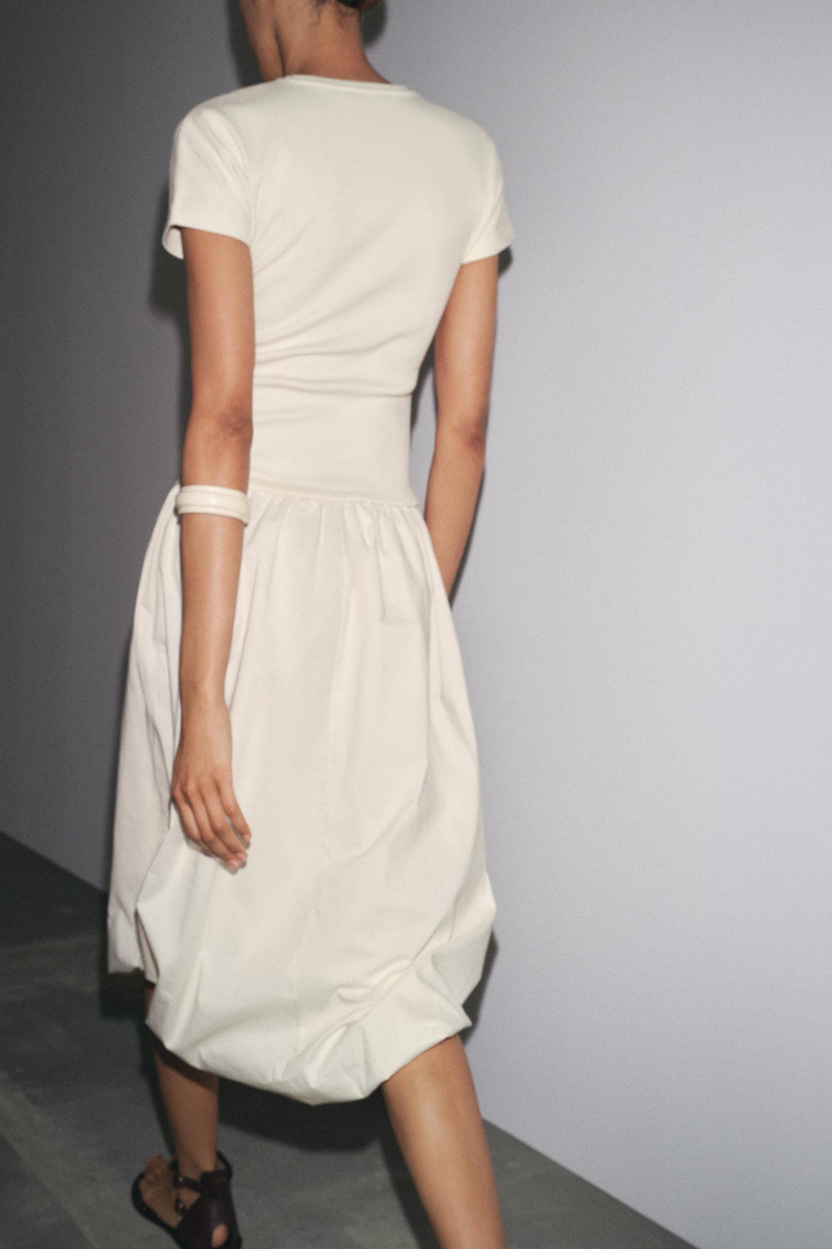 BALLOON COMBINATION DRESS Product Image