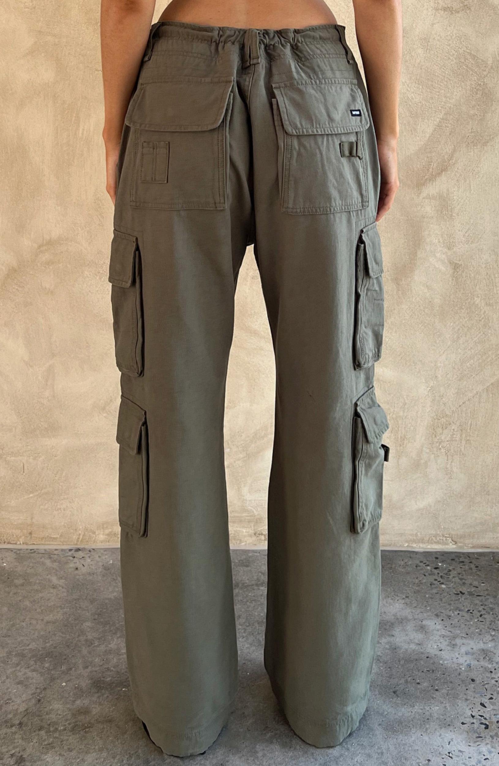 Tinashe Cargo Pants - Khaki Product Image