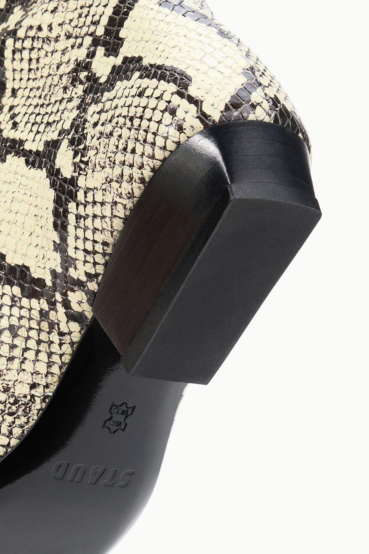 WALLY FLAT BOOT | WHITE SNAKE Product Image