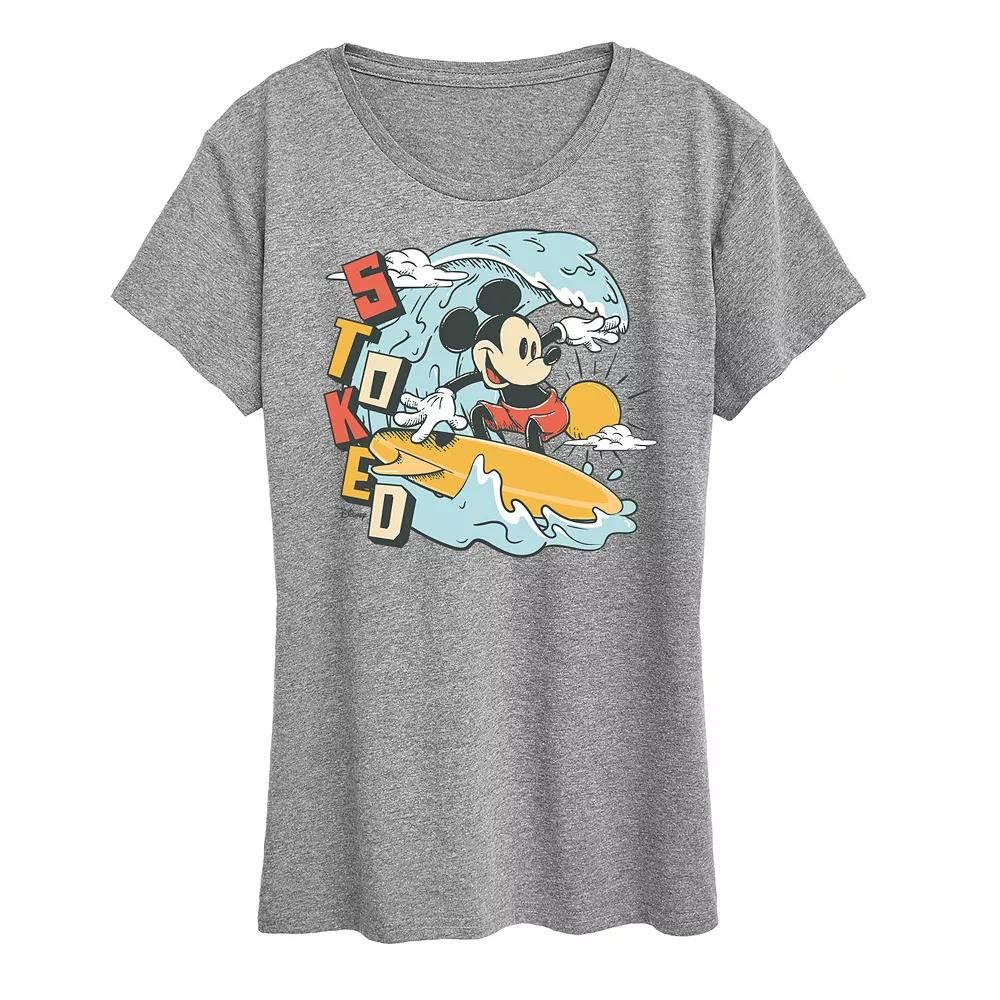 Disney's Mickey Mouse Women's Stoked Graphic Tee,  Product Image